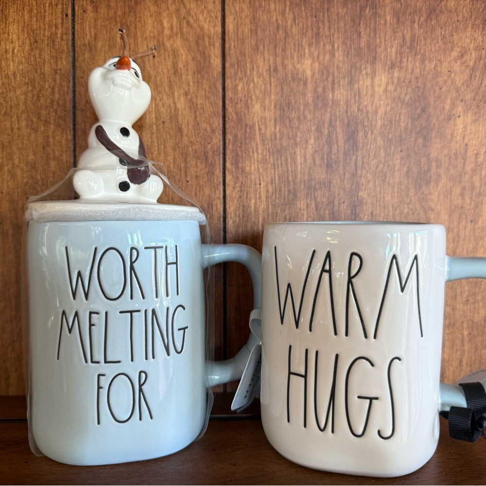 Olaf Mugs Rae Dunn Disney Ceramic Mugs